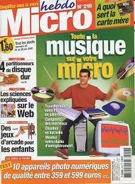 Jaquette de Micro hebdo — n°0218