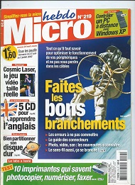 Jaquette de Micro hebdo — n°0219