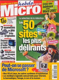 Jaquette de Micro hebdo — n°0223