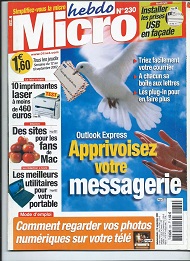 Jaquette de Micro hebdo — n°0230