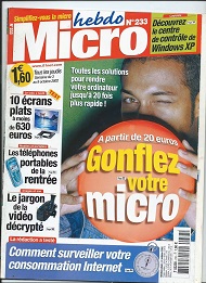Jaquette de Micro hebdo — n°0233