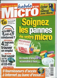 Jaquette de Micro hebdo — n°0235