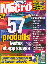 Jaquette de Micro hebdo — n°0239