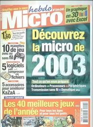 Jaquette de Micro hebdo — n°0244