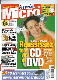 Jaquette de Micro hebdo — n°0254