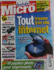 Jaquette de Micro hebdo — n°0255