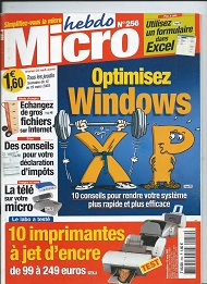 Jaquette de Micro hebdo — n°0256