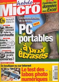 Jaquette de Micro hebdo — n°0281