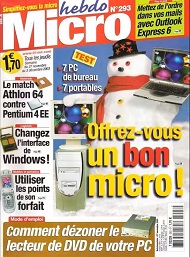 Jaquette de Micro hebdo — n°0293