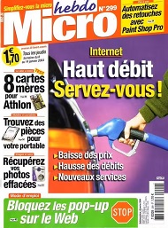 Jaquette de Micro hebdo — n°0299