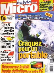 Jaquette de Micro hebdo — n°0311