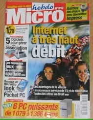 Jaquette de Micro hebdo — n°0313