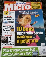 Jaquette de Micro hebdo — n°0322