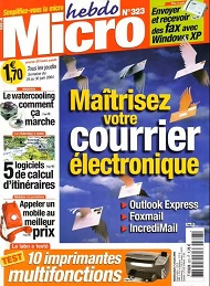 Jaquette de Micro hebdo — n°0323