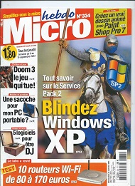 Jaquette de Micro hebdo — n°0334