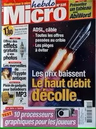 Jaquette de Micro hebdo — n°0335