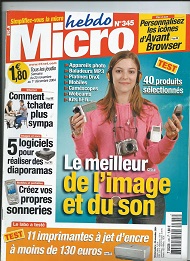 Jaquette de Micro hebdo — n°0345