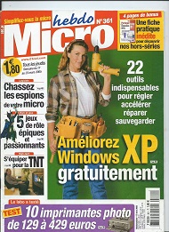 Jaquette de Micro hebdo — n°0361