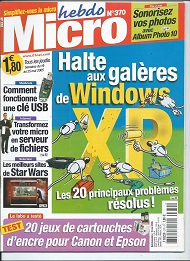 Jaquette de Micro hebdo — n°0370