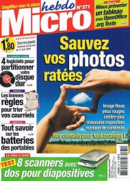 Jaquette de Micro hebdo — n°0371