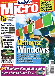 Jaquette de Micro hebdo — n°0373
