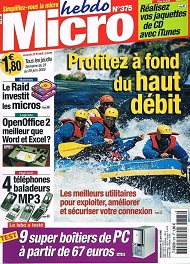 Jaquette de Micro hebdo — n°0375