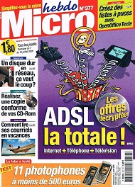 Jaquette de Micro hebdo — n°0377