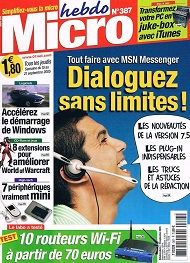 Jaquette de Micro hebdo — n°0387