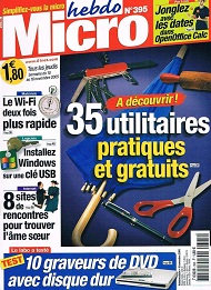 Jaquette de Micro hebdo — n°0395