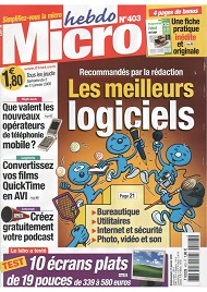 Jaquette de Micro hebdo — n°0403