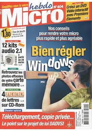 Jaquette de Micro hebdo — n°0404
