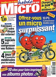 Jaquette de Micro hebdo — n°0408