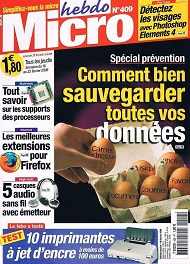 Jaquette de Micro hebdo — n°0409