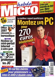 Jaquette de Micro hebdo — n°0411