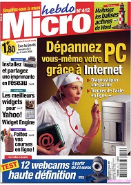 Jaquette de Micro hebdo — n°0412