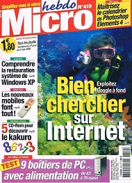 Jaquette de Micro hebdo — n°0419