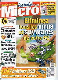 Jaquette de Micro hebdo — n°0420