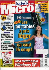 Jaquette de Micro hebdo — n°0422