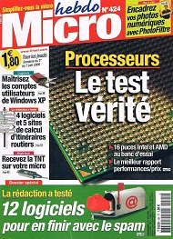 Jaquette de Micro hebdo — n°0424