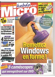 Jaquette de Micro hebdo — n°0425