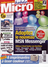 Jaquette de Micro hebdo — n°0426