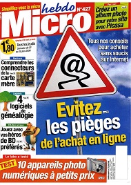 Jaquette de Micro hebdo — n°0427