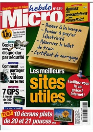 Jaquette de Micro hebdo — n°0428