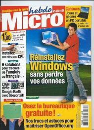 Jaquette de Micro hebdo — n°0430