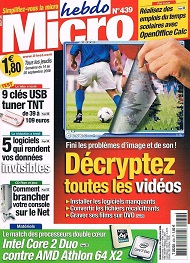Jaquette de Micro hebdo — n°0439