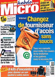 Jaquette de Micro hebdo — n°0440