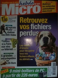 Jaquette de Micro hebdo — n°0441