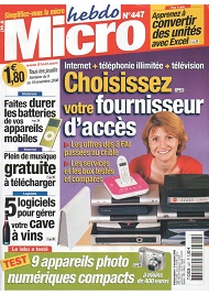 Jaquette de Micro hebdo — n°0447