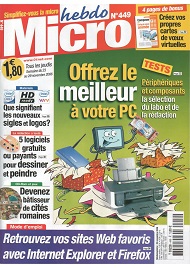 Jaquette de Micro hebdo — n°0449