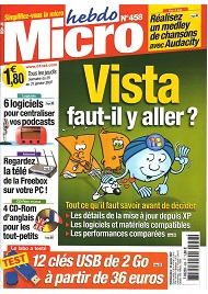 Jaquette de Micro hebdo — n°0458